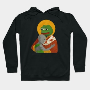renaissance pepe and wojak Hoodie